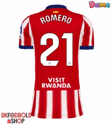 Atletico Madrid Cristian Romero #21 Hjemmebanetrøje Dame 2026-27 Kort ærmer Atletico Madrid Cristian Romero #21 Hjemmebanetrøje Dame 2026-27 Kort ærmer
